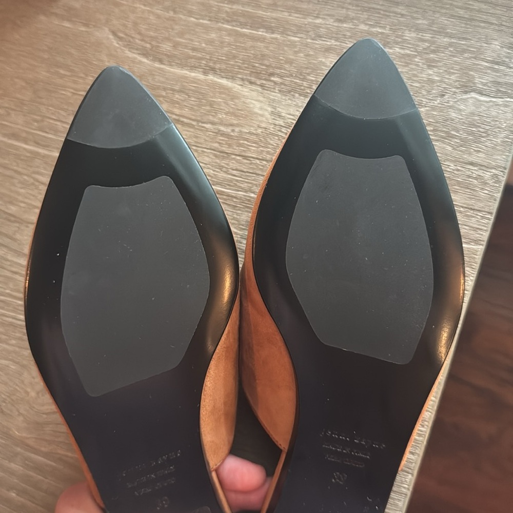 Jenni Kayne brown suede mules, size 39. - Picture 3 of 6